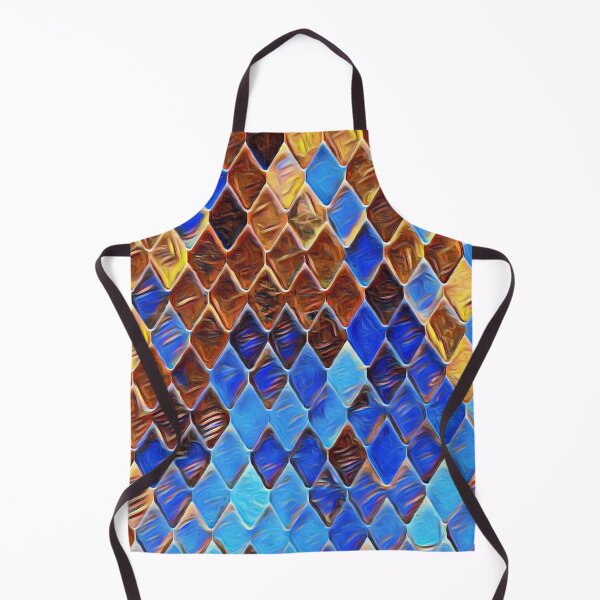 Item preview, GALATHI Surface Blocks Gold Blue - Pattern designed and sold by Galathi Designs.