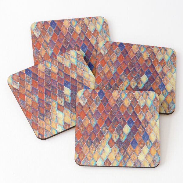 Item preview, GALATHI Surface Blocks Rain Fire - Pattern designed and sold by Galathi Designs.