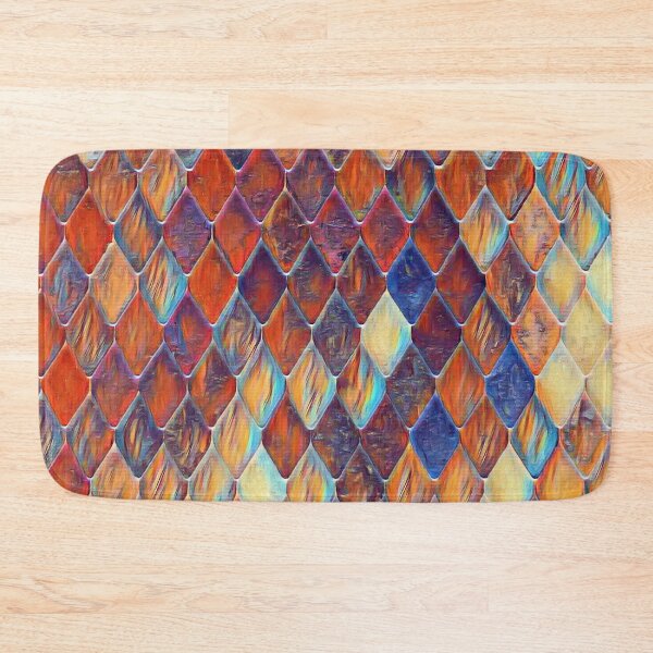 Item preview, GALATHI Surface Blocks Rain Fire - Pattern designed and sold by Galathi Designs.