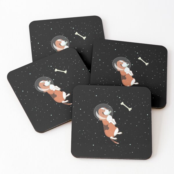 Item preview, Cute Beagle Dog In Space designed and sold by artado.