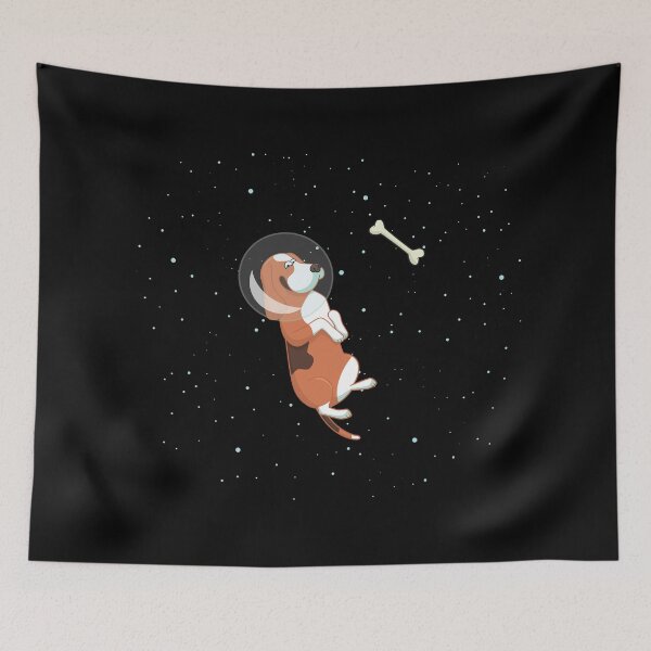 Item preview, Cute Beagle Dog In Space designed and sold by artado.