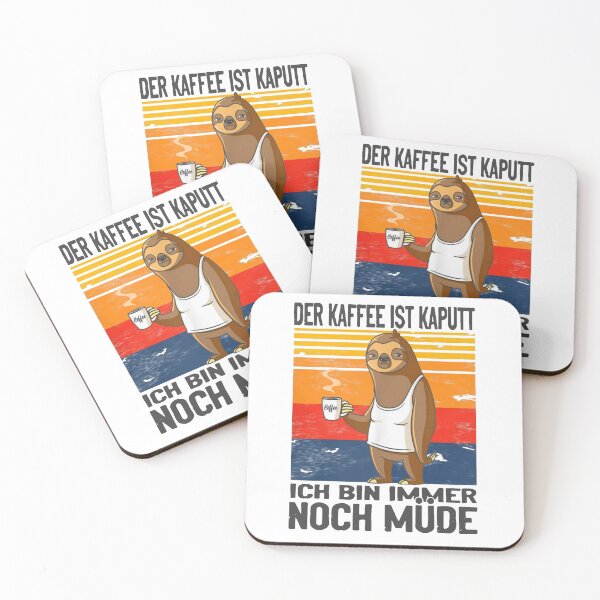 Artikelvorschau, Faultier mit Kaffeetasse - Der Kaffee ist kaputt Ich bin noch müde entworfen und verkauft von urban-design.