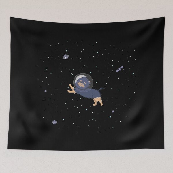 Item preview, Yorkie Dog In Space designed and sold by artado.