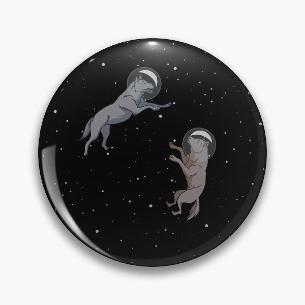 Item preview, Wolfs Float In Space | Cosmic Animals designed and sold by artado.