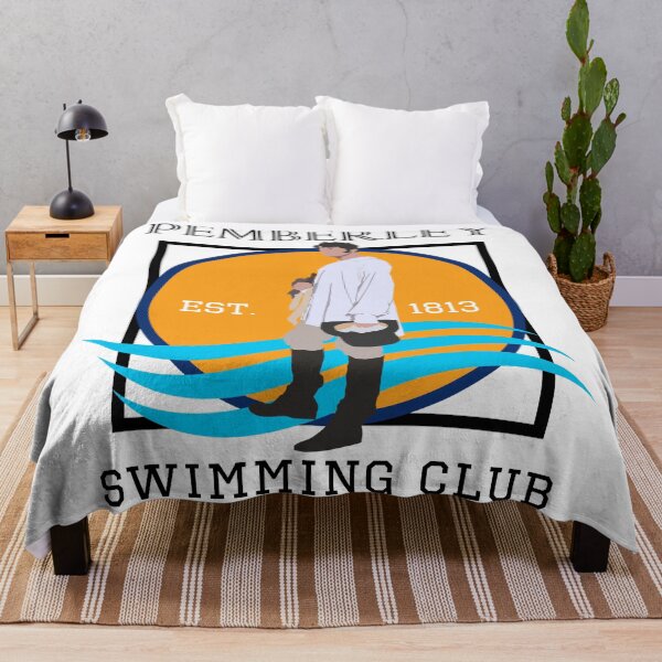 Item preview, Pemberley Swimming Club Est. 1813 - Pride and Prejudice BLACK designed and sold by laracxxx.