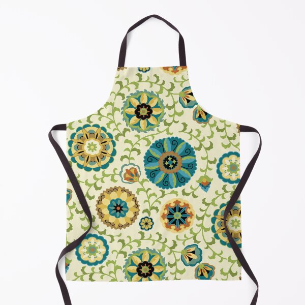 Item preview, Suzani Green and Gold designed and sold by Barbara Pixton.