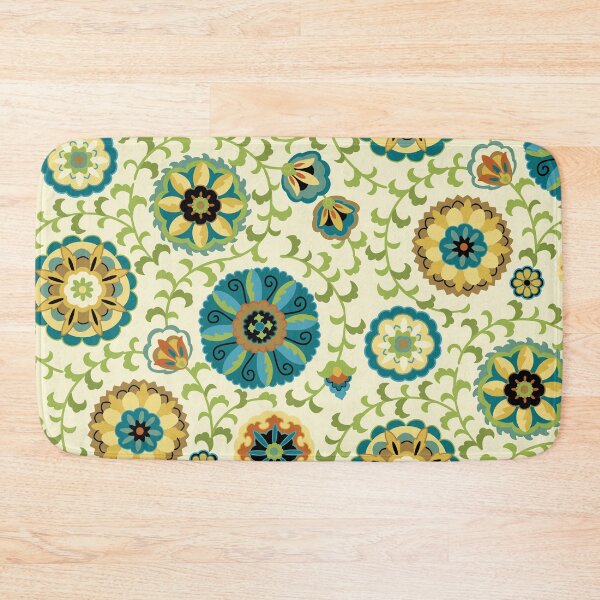 Item preview, Suzani Green and Gold designed and sold by Barbara Pixton.