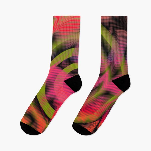 Item preview, Psychedelic Bullseye (Warm Neon) designed and sold by Discordant Dreams Art.