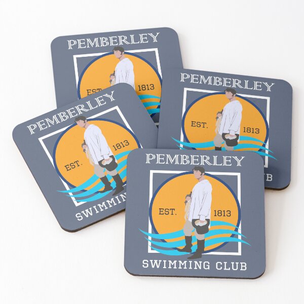 Item preview, Pemberley Swimming Club Est. 1813 - Pride and Prejudice WHITE designed and sold by laracxxx.