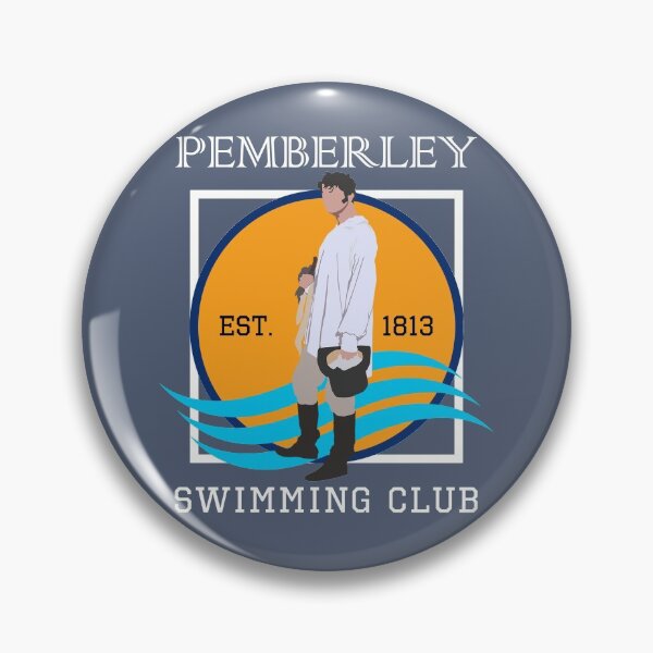 Item preview, Pemberley Swimming Club Est. 1813 - Pride and Prejudice WHITE designed and sold by laracxxx.