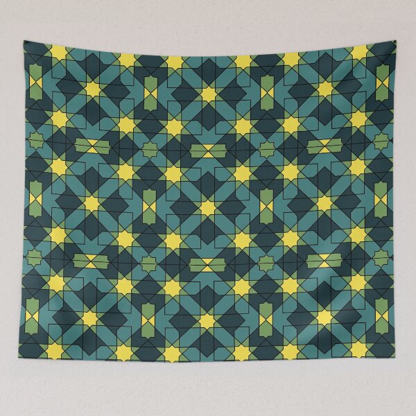 Item preview, Four Fold Star : Green Lime designed and sold by DigitalHeadache.