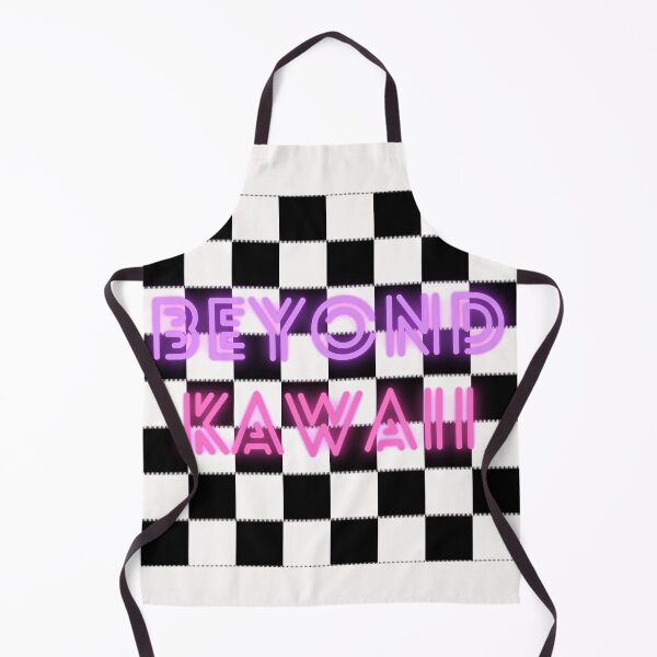 Item preview, Beyond Kawaii Racer Girl Black Pink Checkered Statement designed and sold by MusteDesigns.