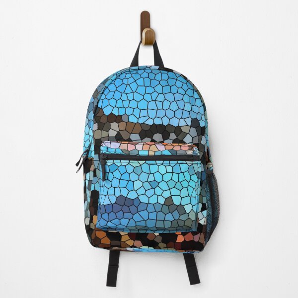 Item preview, Mosaic colorful, montain forest, trees, nature lovers designed and sold by Collagedream.
