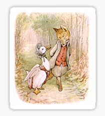 Jemima Puddleduck and the Fox Sticker