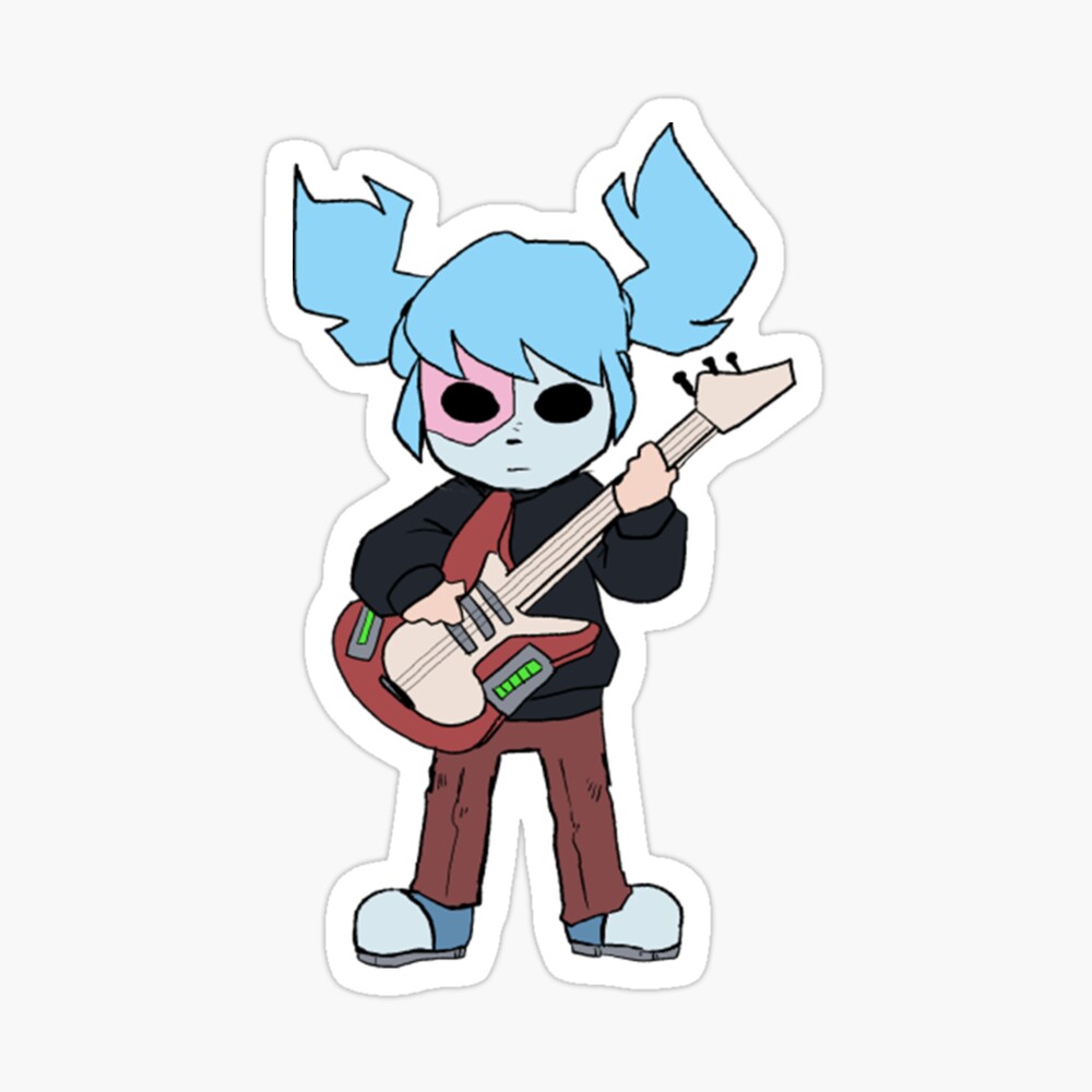 Sally Face Guitar Design Tote Bag By Emmagonzale Redbubble