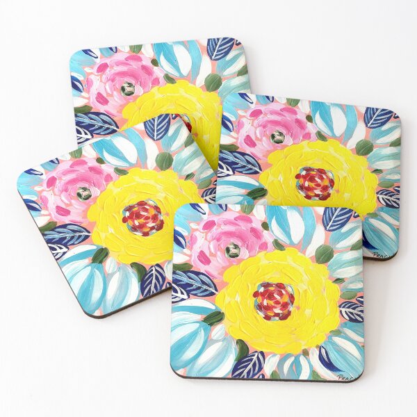 Item preview, FLORAL ILLUSION PEACH designed and sold by PrachiManerikar.