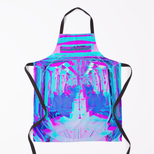 Item preview, Empty Subway Train Car Glitch Art designed and sold by glitchhub.