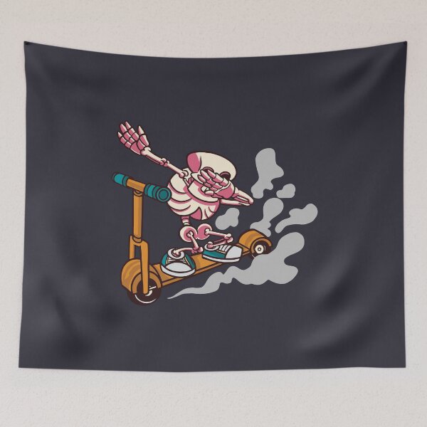 Item preview, Dabbing skeleton kick scooter designed and sold by DerSenat.