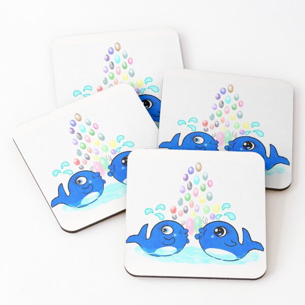 Item preview, Cute Whales  designed and sold by Shirley cute art .