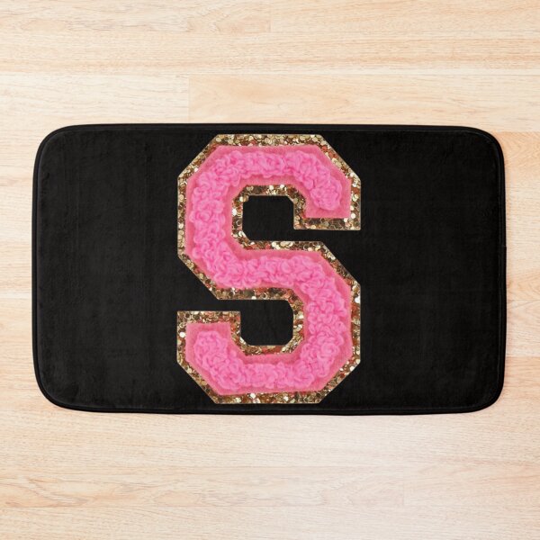 Item preview, S - Bubblegum Glitter Varsity Letter Patches designed and sold by Monograms Ultd.