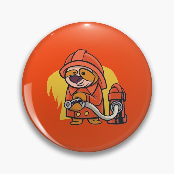 Item preview, Cute sloth firefighter designed and sold by DerSenat.