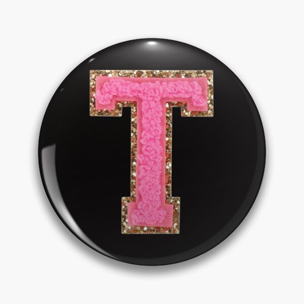 Item preview, T - Bubblegum Glitter Varsity Letter Patches designed and sold by Monograms Ultd.
