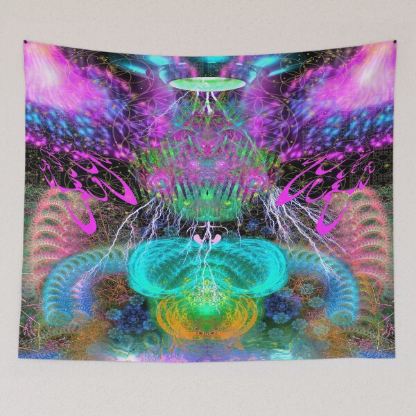 Item preview, Alien Queen From Outer Space (fractal character spirit) designed and sold by Discordant Dreams Art.
