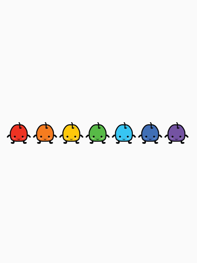 Aperçu 7 sur 7. T-shirt classique avec l'œuvre Junimo arc-en-ciel Stardew Valley créée et vendue par JoellenFuller.