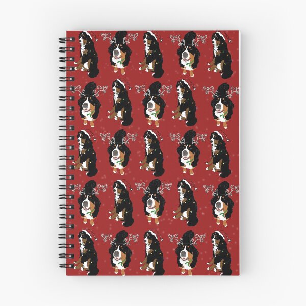 Item preview, Christmas Holiday Bernese Mountain Dog Pattern-Red designed and sold by KantstandyaC.