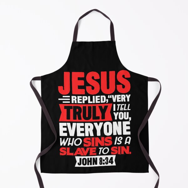 Item preview, John 8:34 designed and sold by plushism.