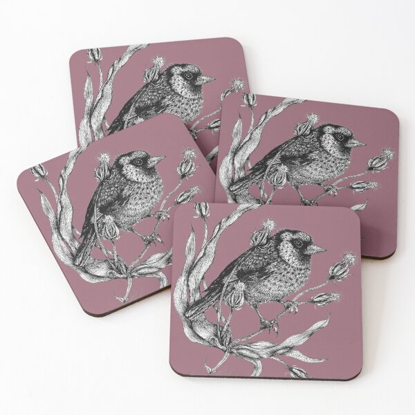 Item preview, Kopie von Sweet bird Dorothee with plant stone-lavender designed and sold by Susanne Margarete Lutz.