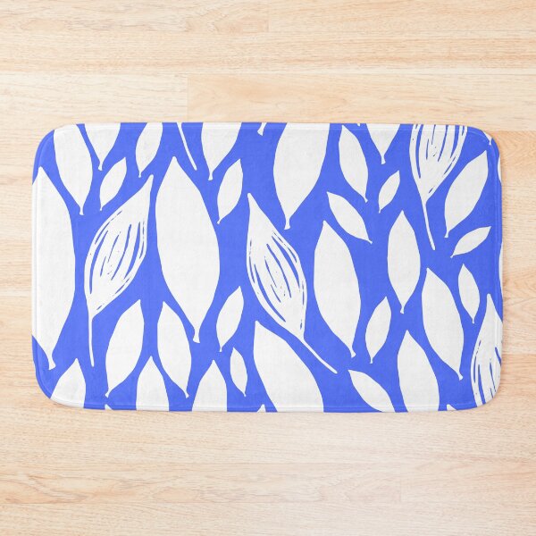 Item preview, Leaves shapes in blue background designed and sold by MJSemedo.