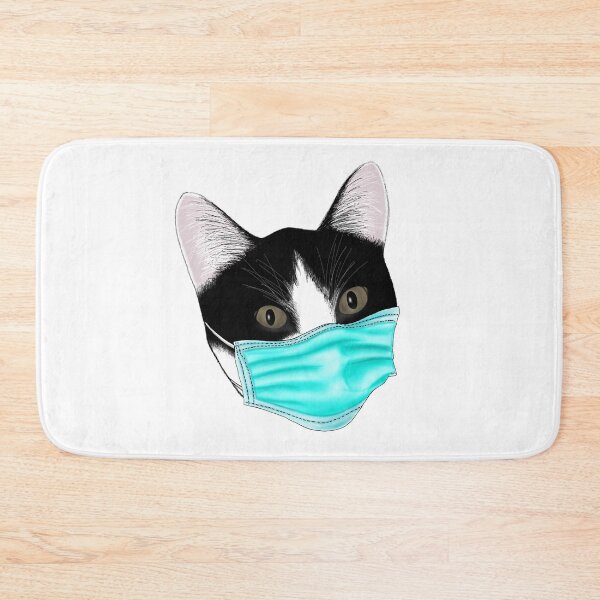 Item preview, Cat with a mask designed and sold by monikute.