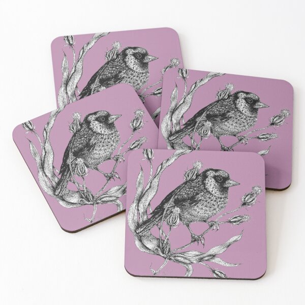 Item preview, Kopie von Kopie von Sweet bird Dorothee with plant stone-lavender designed and sold by Susanne Margarete Lutz.