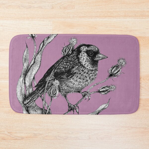 Item preview, Kopie von Kopie von Sweet bird Dorothee with plant stone-lavender designed and sold by Susanne Margarete Lutz.