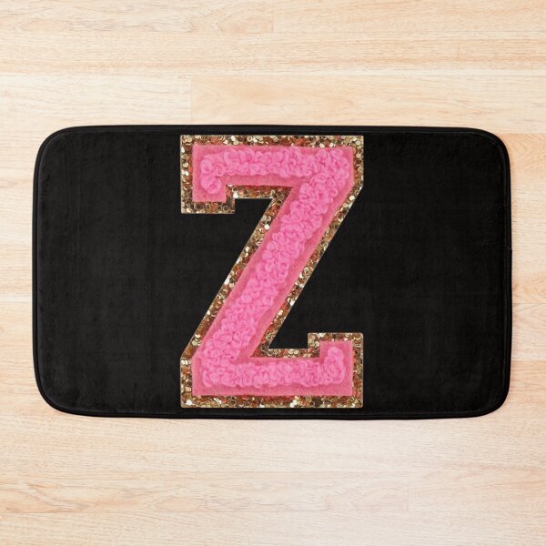 Item preview, Z - Bubblegum Glitter Varsity Letter Patches designed and sold by Monograms Ultd.