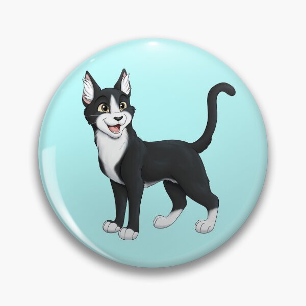 Item preview, Black and White Tuxedo Cat designed and sold by caseysketches.