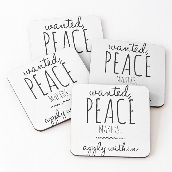 Item preview, Wanted Peace Makers, We Are Change designed and sold by authorCindyK.