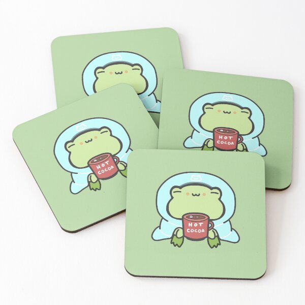 Item preview, Blue Blanket Cozy Frog Hot Cocoa designed and sold by patrick10reyes.