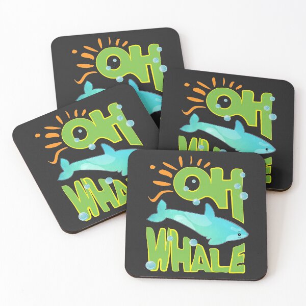 Artikelvorschau, OH WHALE - lustiges Tierwortspiel entworfen und verkauft von DebbisPalette.
