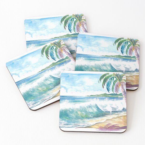 Item preview, Grand Anse Beach Swell Grenada Caribbean Island designed and sold by artshop77.