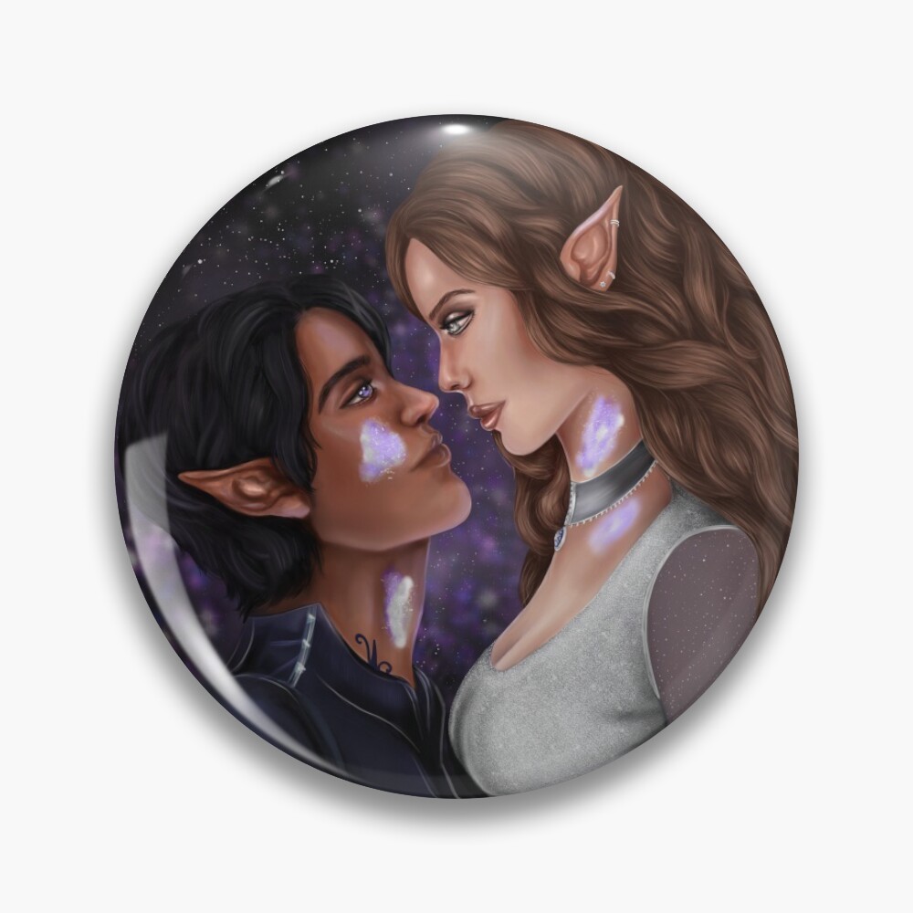 ACOTAR Feysand shops Feyre and Rhysand Fantasy Pin