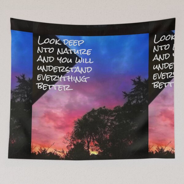 Item preview, Look Deep Into Nature and You Will Understand Everything Better designed and sold by CristalleLisa.