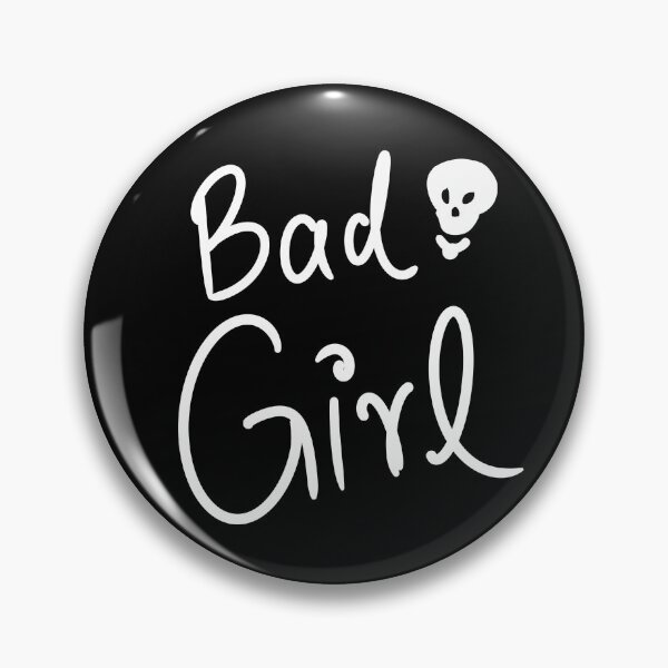 Item preview, Bad girl skull handwriting  designed and sold by wavethreat.