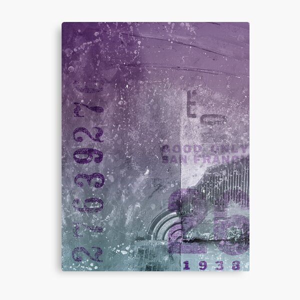 Purple abstract Metal Print