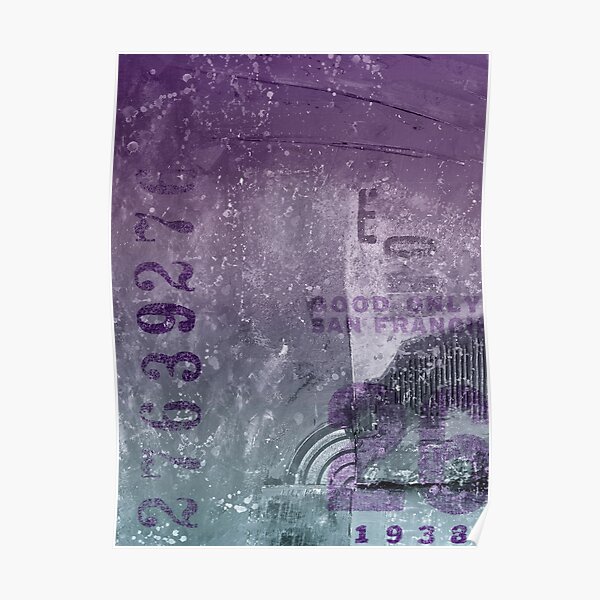 Purple abstract Poster