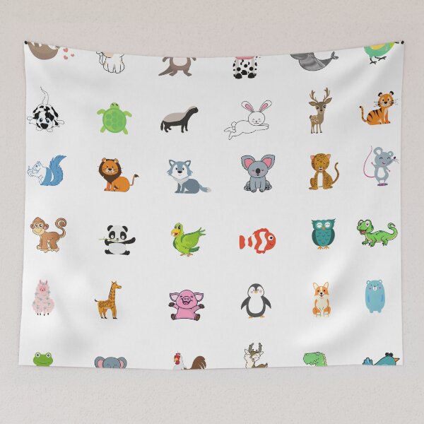 Item preview, Cute animal compilation. Choose large in sticker designed and sold by vashumaso.
