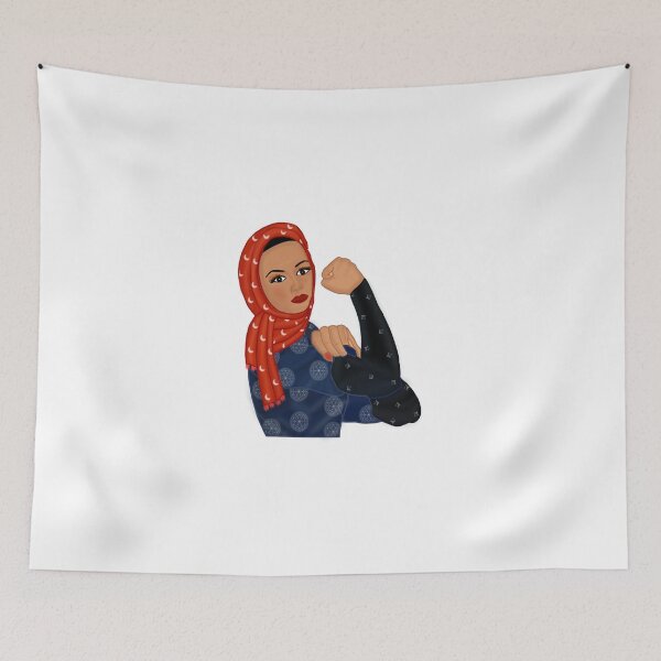 Item preview, Hijabi Riveter designed and sold by MbaArtist Designs.