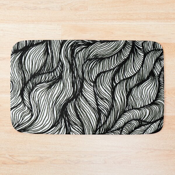 Item preview, Hair Waves black and white designed and sold by Susanne Margarete Lutz.