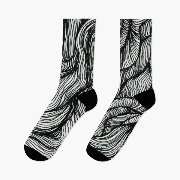 Item preview, Hair Waves black and white designed and sold by Susanne Margarete Lutz.